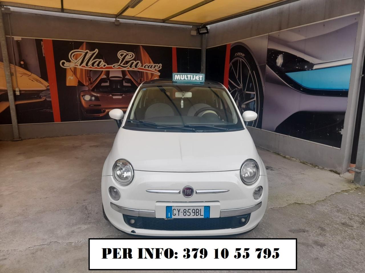 Fiat 500 1.3cc diesel 12 mesi garanzia-2008