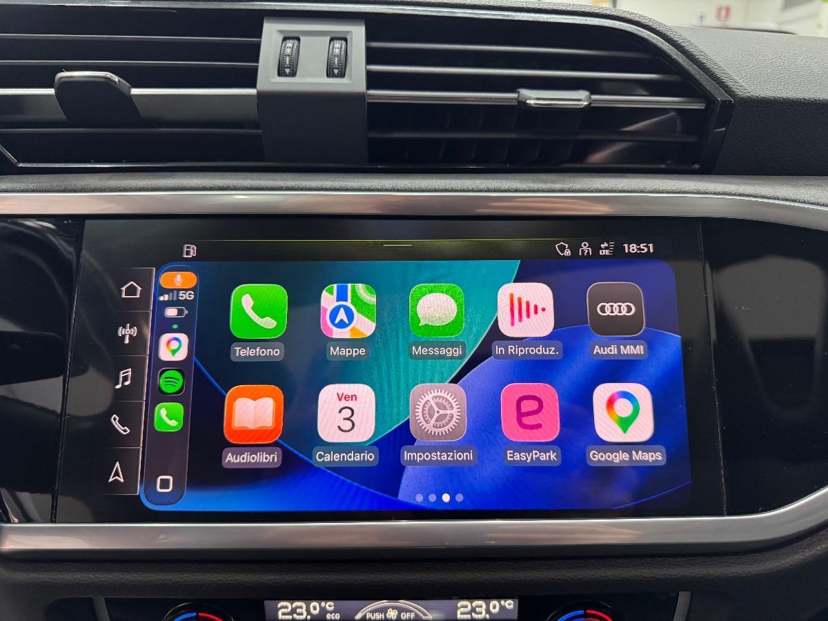 AUDI Q3 Sportback 35 TDI S tronic S-Line TETTO/ UNICO PROP/ LUCI AMBIENT/ MATRIX