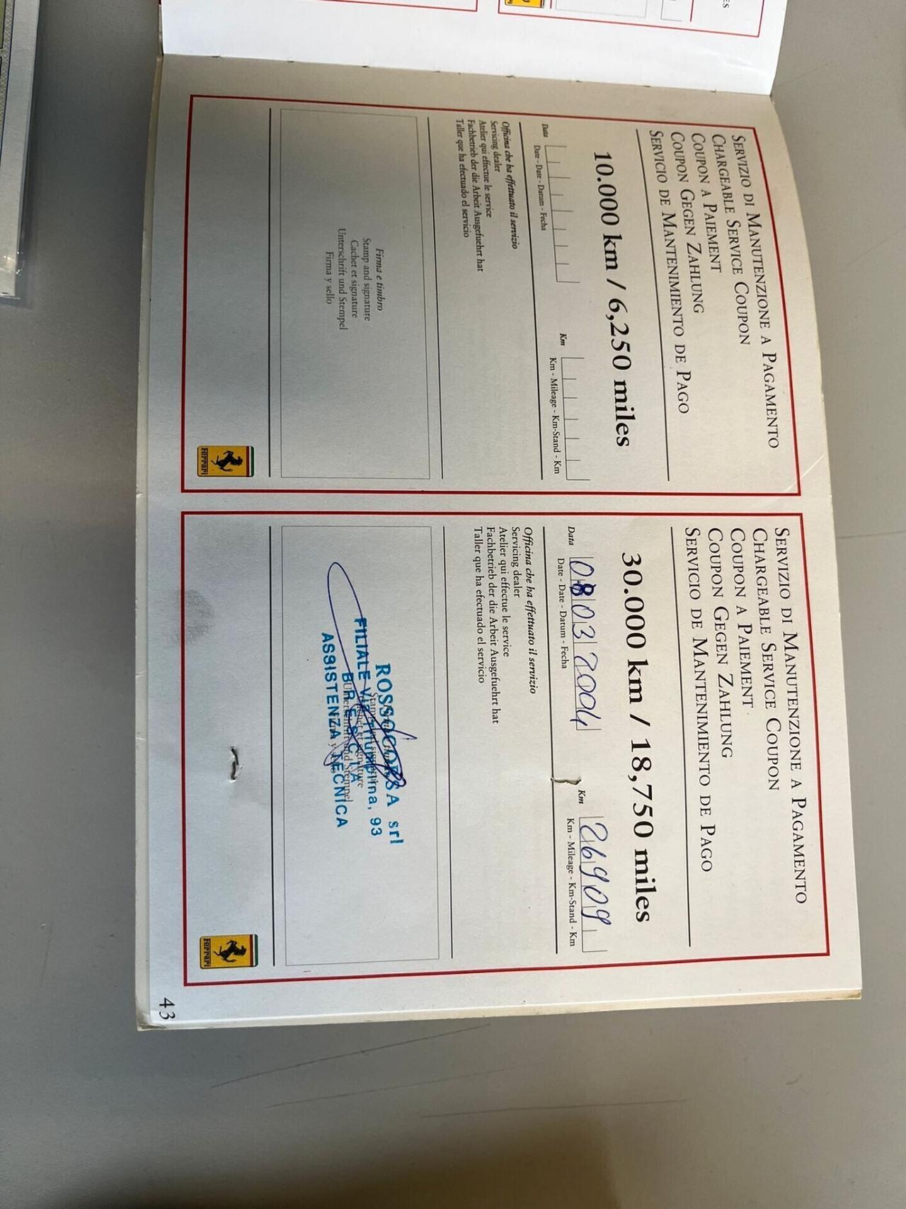 Ferrari 360 Modena F1 ASI con esenzione bollo