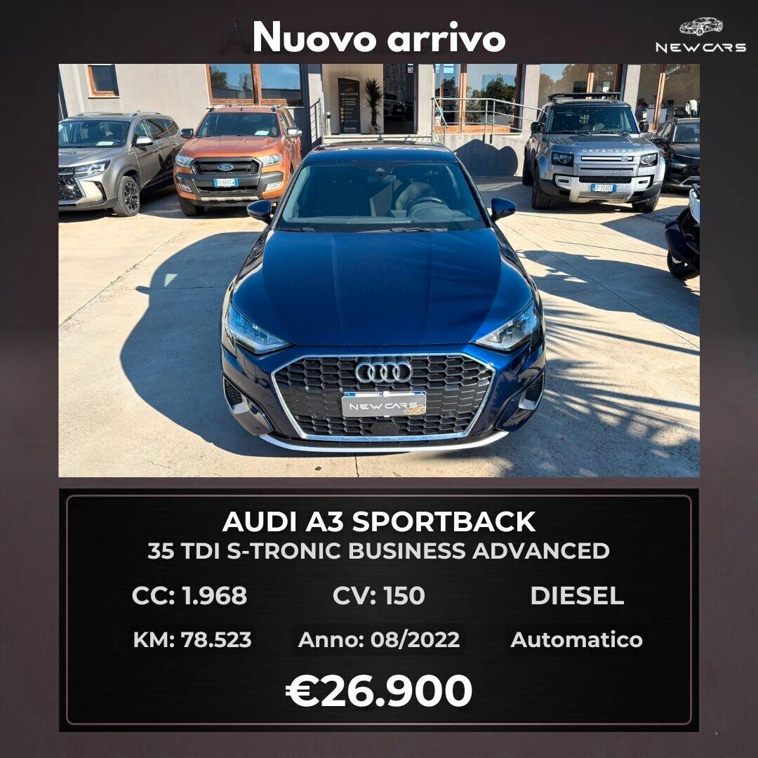 Audi A3 SPB 35 TDI S tronic Business Advanced
