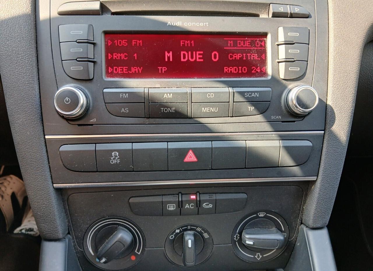 AUDI A3 1.600 TDI 90cv 5porte Km126.000