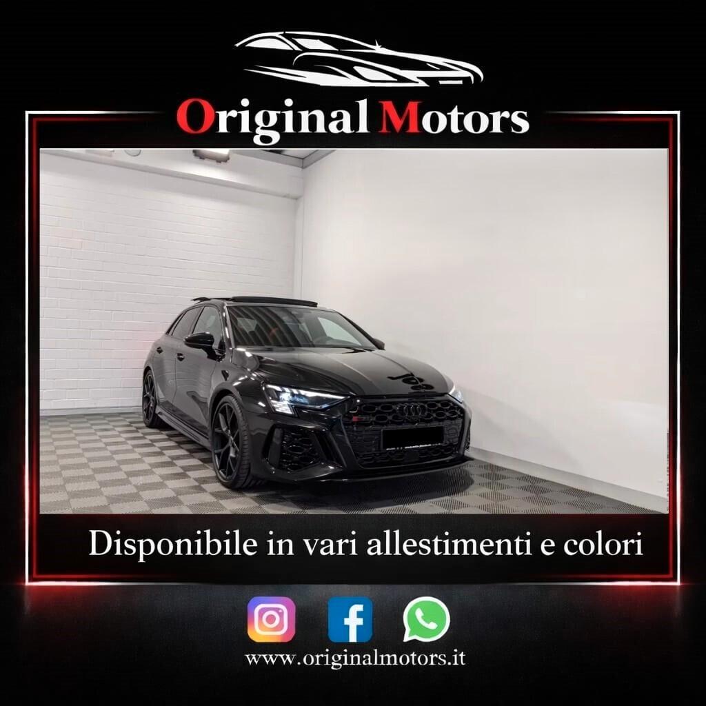 Audi RS3 Sportback 2.5 TFSI qu MTRX/TWTTO/SEDILI MASSAGIANTI/RETRO-CAMERA/NAVI