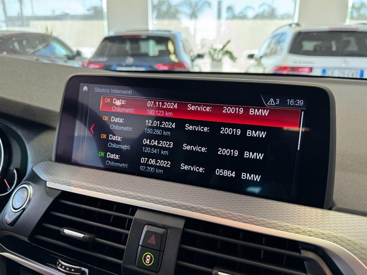 BMW X3 xDrive20d Msport Cerchi 20/Cokpit/Luci ambient