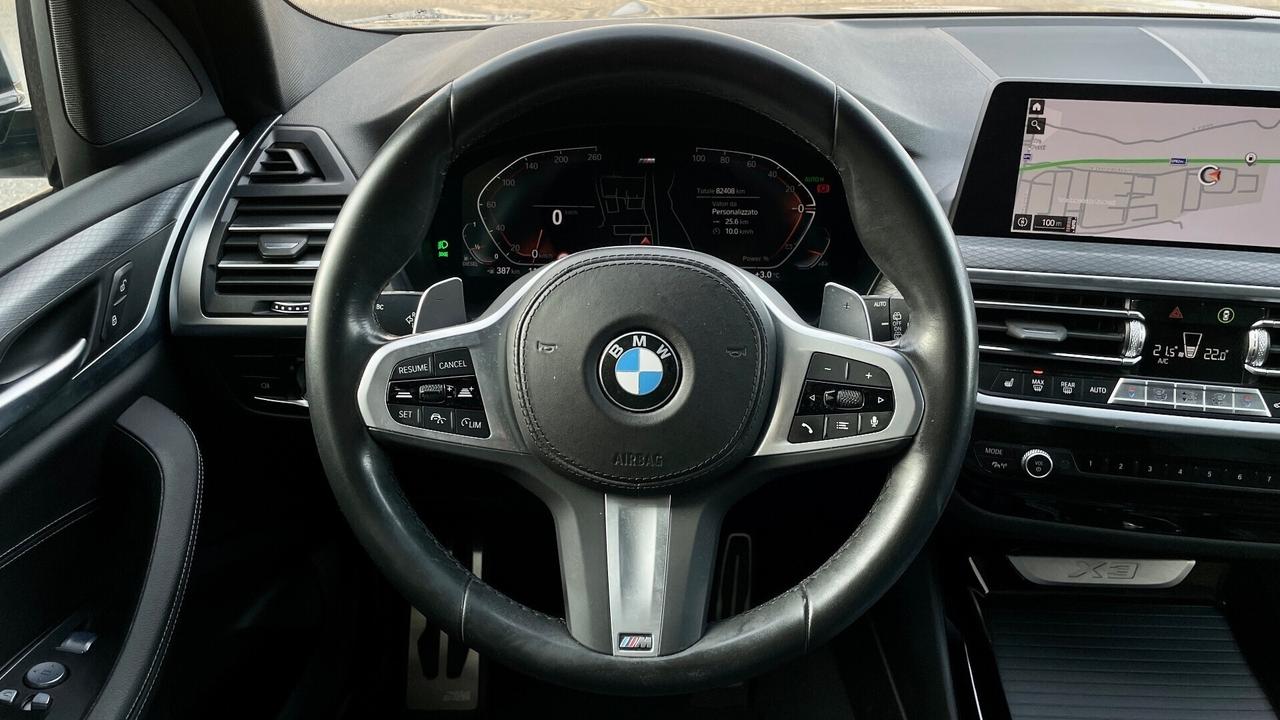 BMW X3 X-DRIVE 30D 48V 3.0 M-SPORT 286 CV - FULL LED, PELLE, SEDILI RISCALDABILI