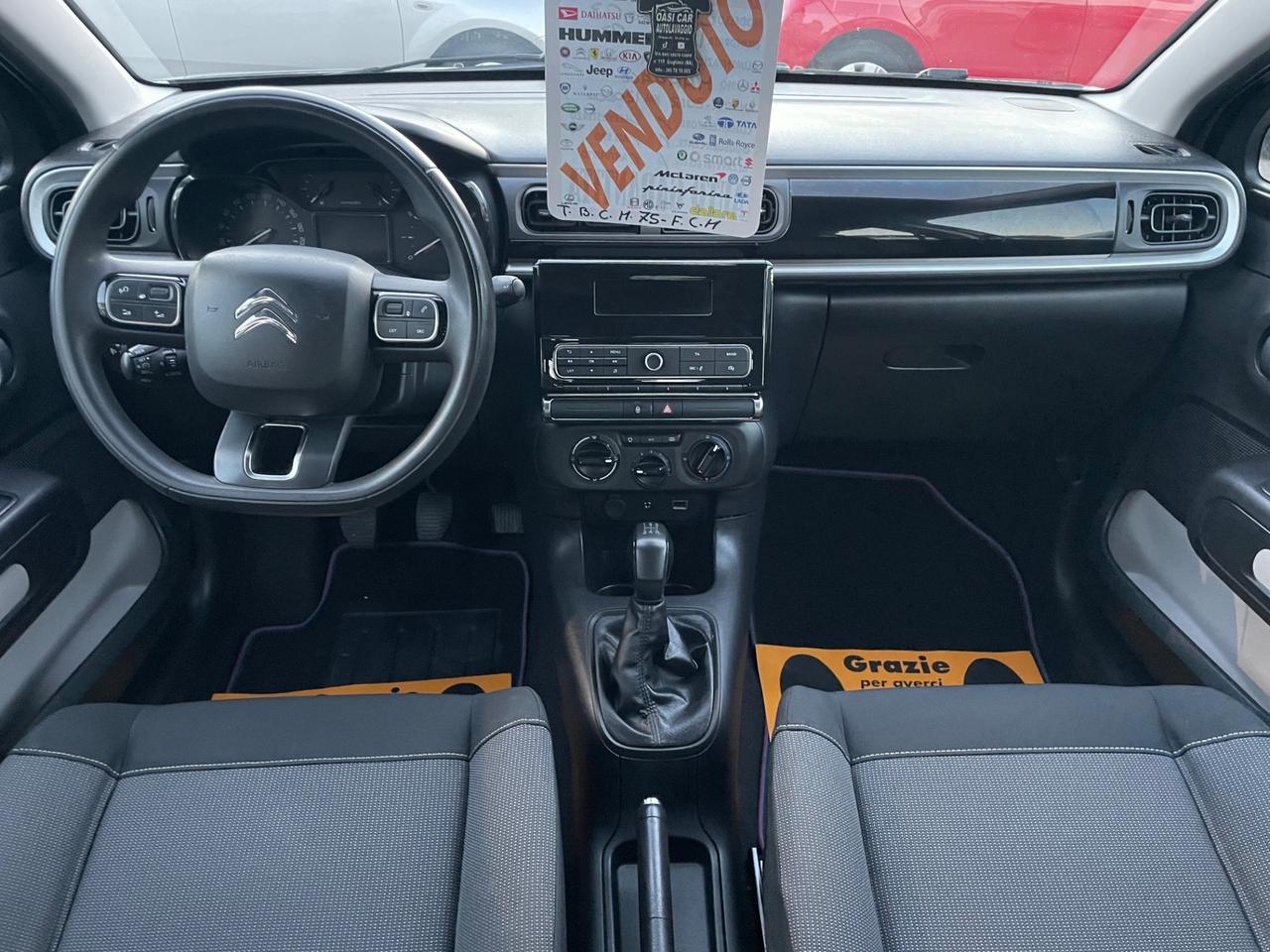 CITROEN C3 1.2 BENZINA 82 (CV) 2017