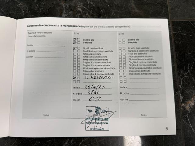 PORSCHE 911 Carrera 4 / CHRONO / TAGLIANDI UFFICIALI PORSCHE
