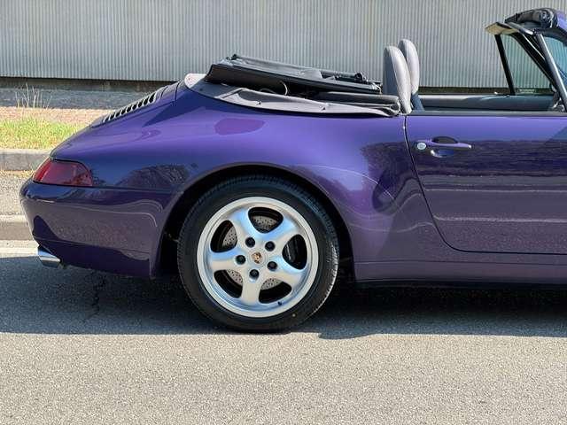 Porsche 993 911 cabriolet carrera 2 amarant violet molto rara