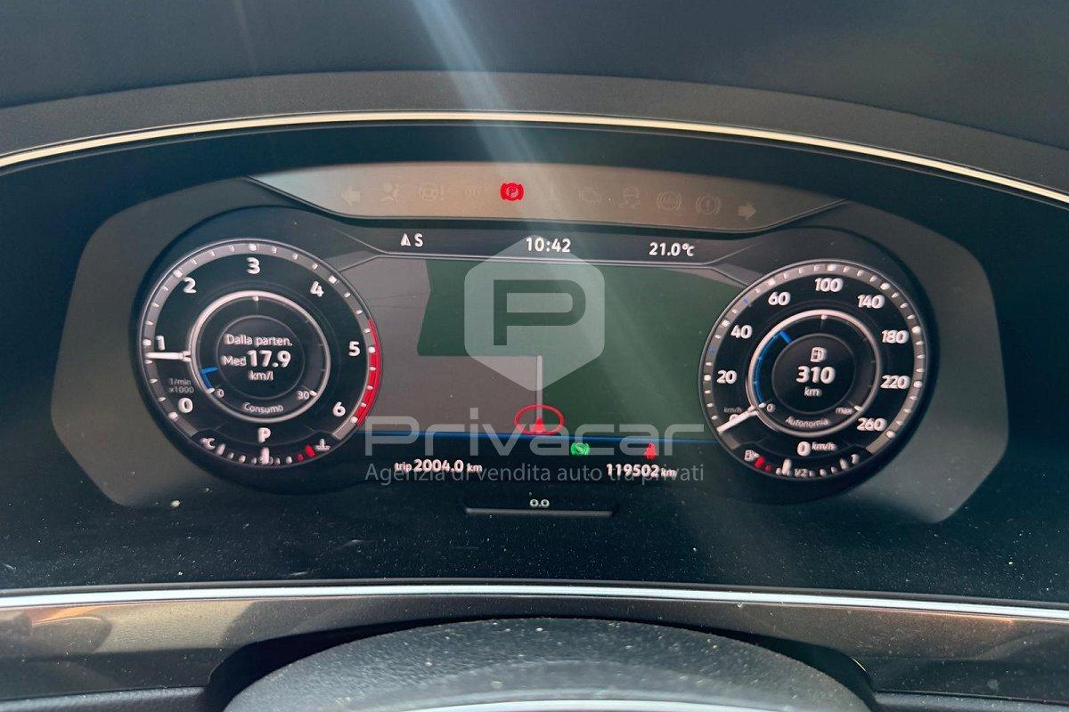 VOLKSWAGEN Tiguan 2.0 TDI SCR DSG Advanced BlueMotion Technology