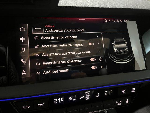 AUDI A3 SPB 35 TDI S line"18 Sline BLACK/MATRIX/TETTO/360°