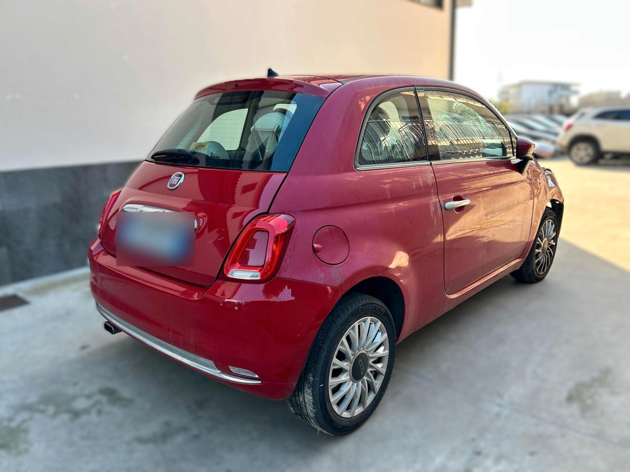 Fiat 500 1.2 Benzina - 2017 Incidentata