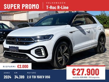 Volkswagen T-Roc R-Line 2.0 TDI 150CV DSG