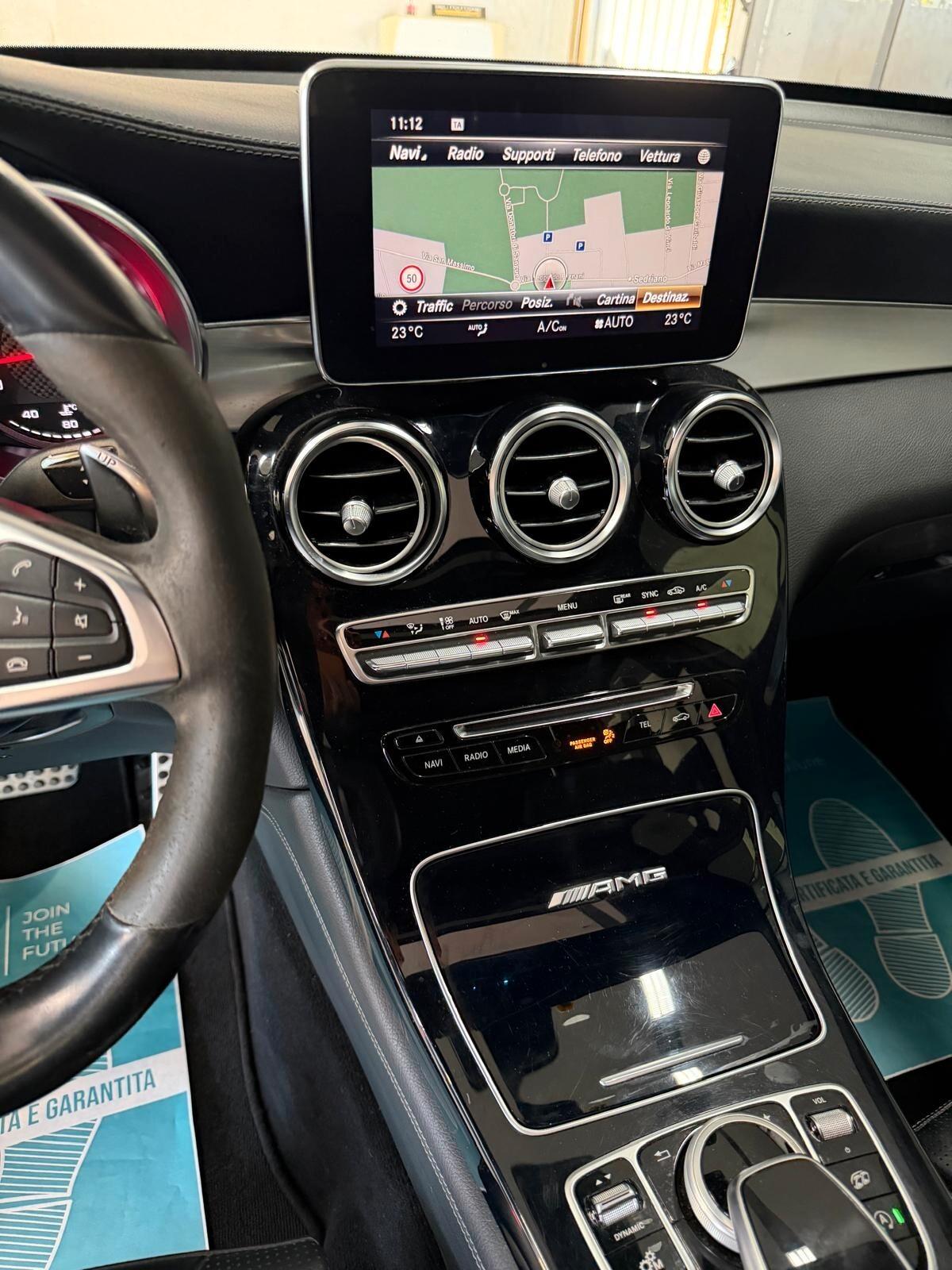 Mercedes-benz GLC 63 AMG Tetto+Burmester+21+TagliandiCertificati
