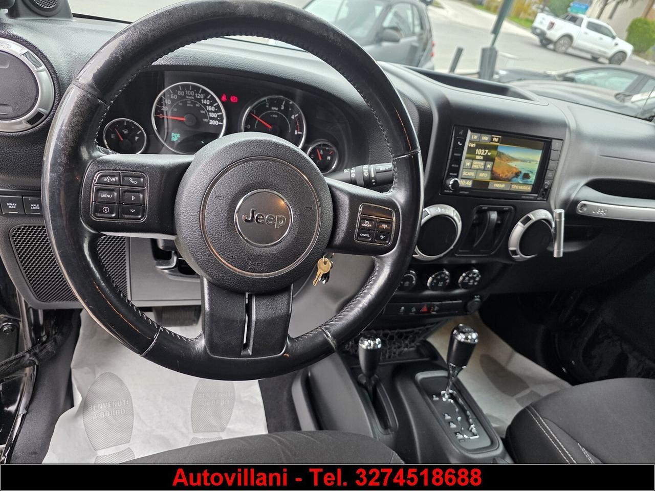 Jeep Wrangler 2.8 CRD 200cv Sahara - GANCIO TRAINO