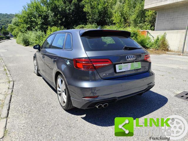 AUDI A3 SPB 2.0 TDI 184 CV quattro S tronic GARANZIA INCL.