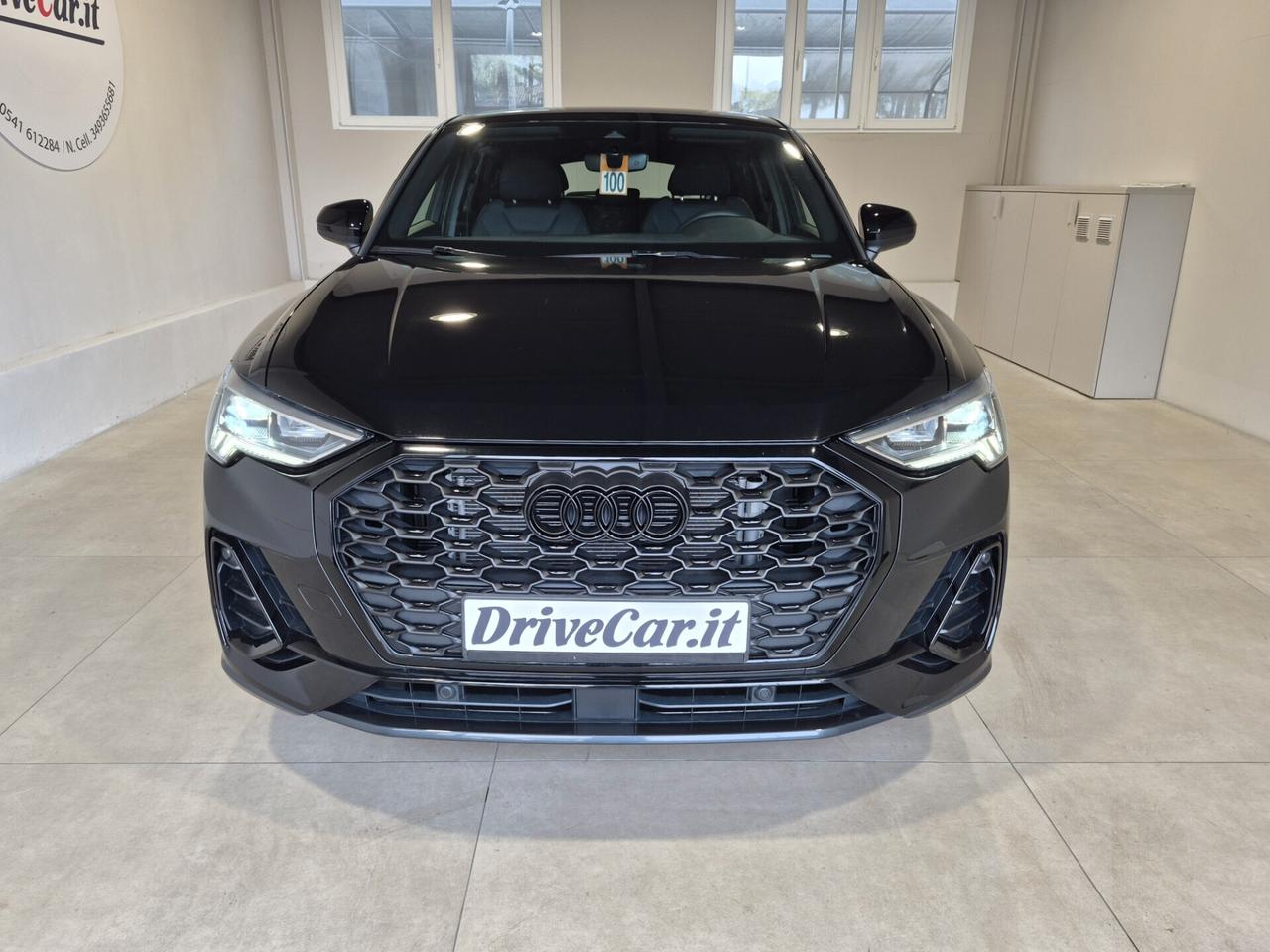 Audi Q3 SPB 1.5 TFSI S LINE S-TRONIC LED NAVI BLACK PACK APPLE CAR PLAY/ANDROID AUTO C.18" ACC SED. SPORT RISC. VIRTUAL COCKPIT