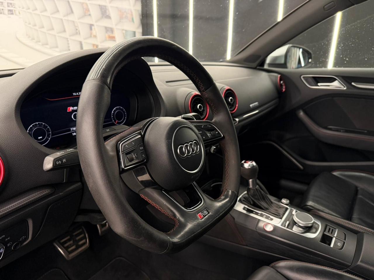 Audi A3 RS 3 SPB 2.5 TFSI quattro S tronic-KM CERTIFICATI-PERMUTE-12 MESI GARANZIA