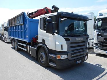 SCANIA P380 CASSONATO + GRU