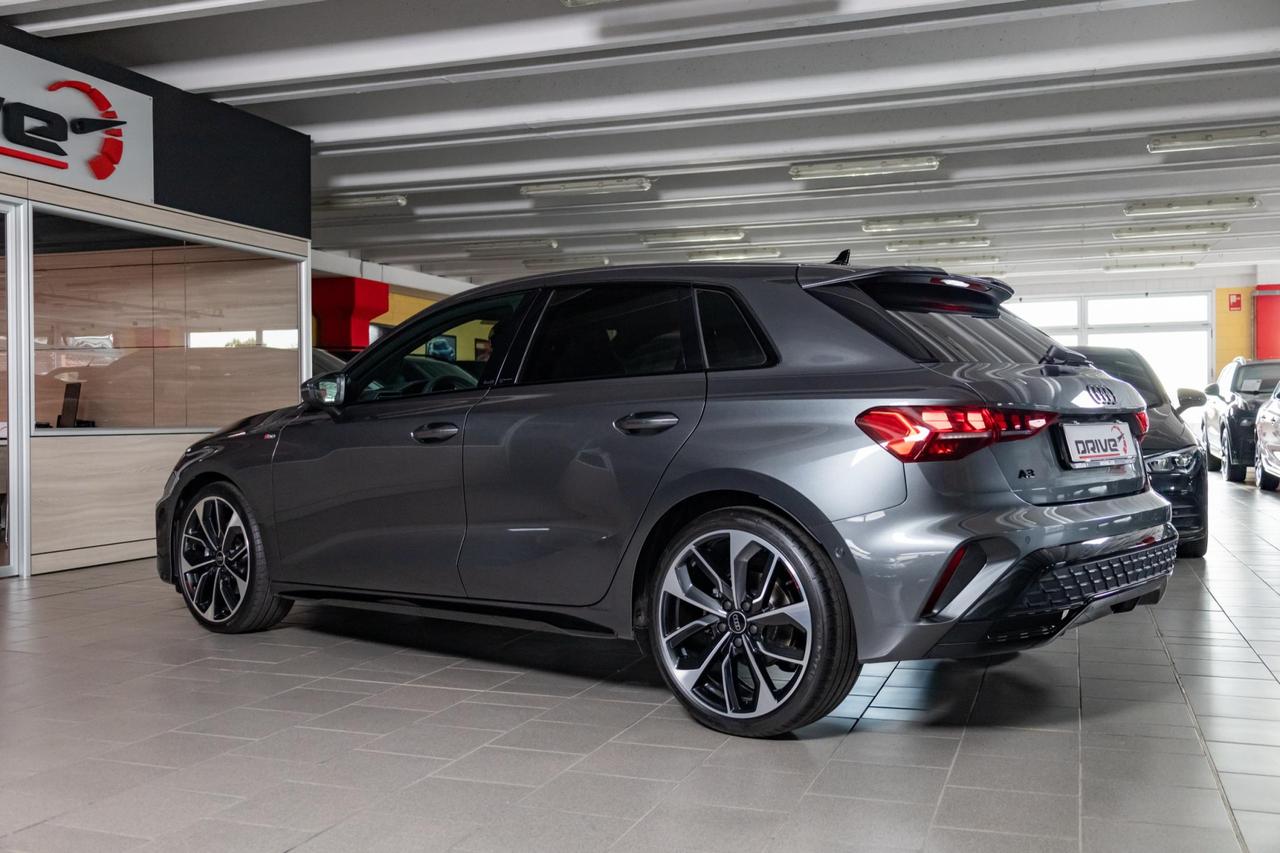 Audi A3 Sportback 1.5 tfsi mhev S line edition 150cv s-tronic