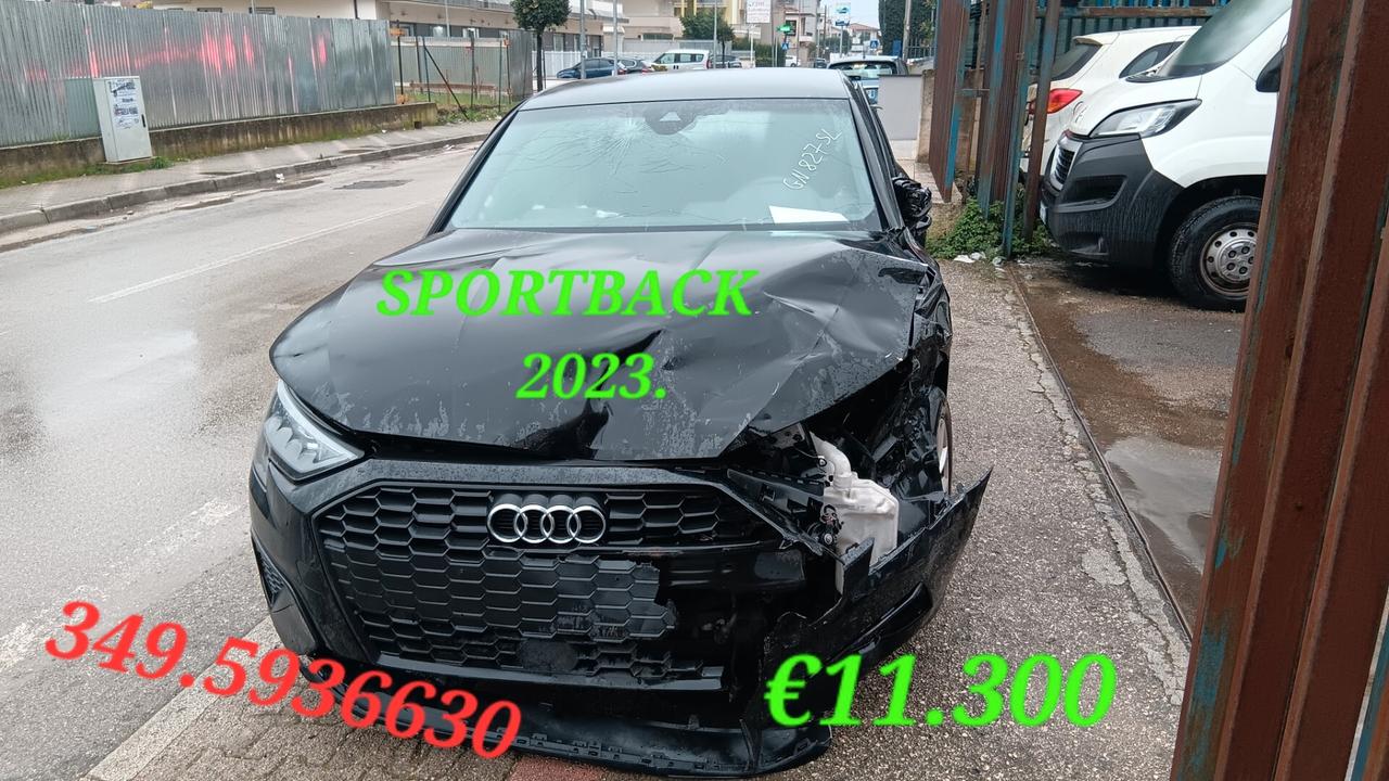 Audi A3 SPORTBACK incidentata sinistrata mondialcars 023