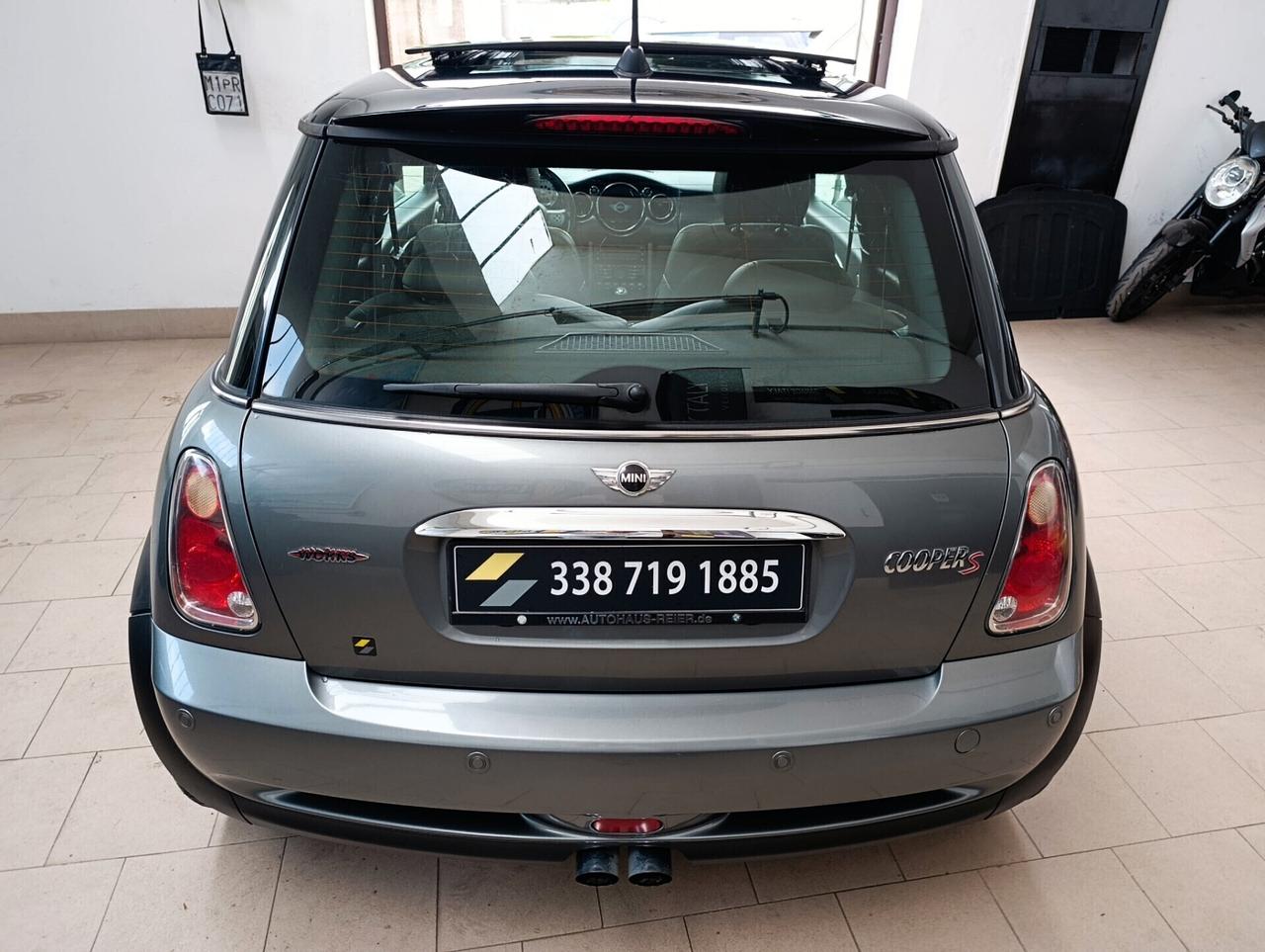 MINI COOPER S 1.6 R 53 JCW TETTO+RECARO PELLE+CERTIFICATO JCW--FULL OPTIONAL