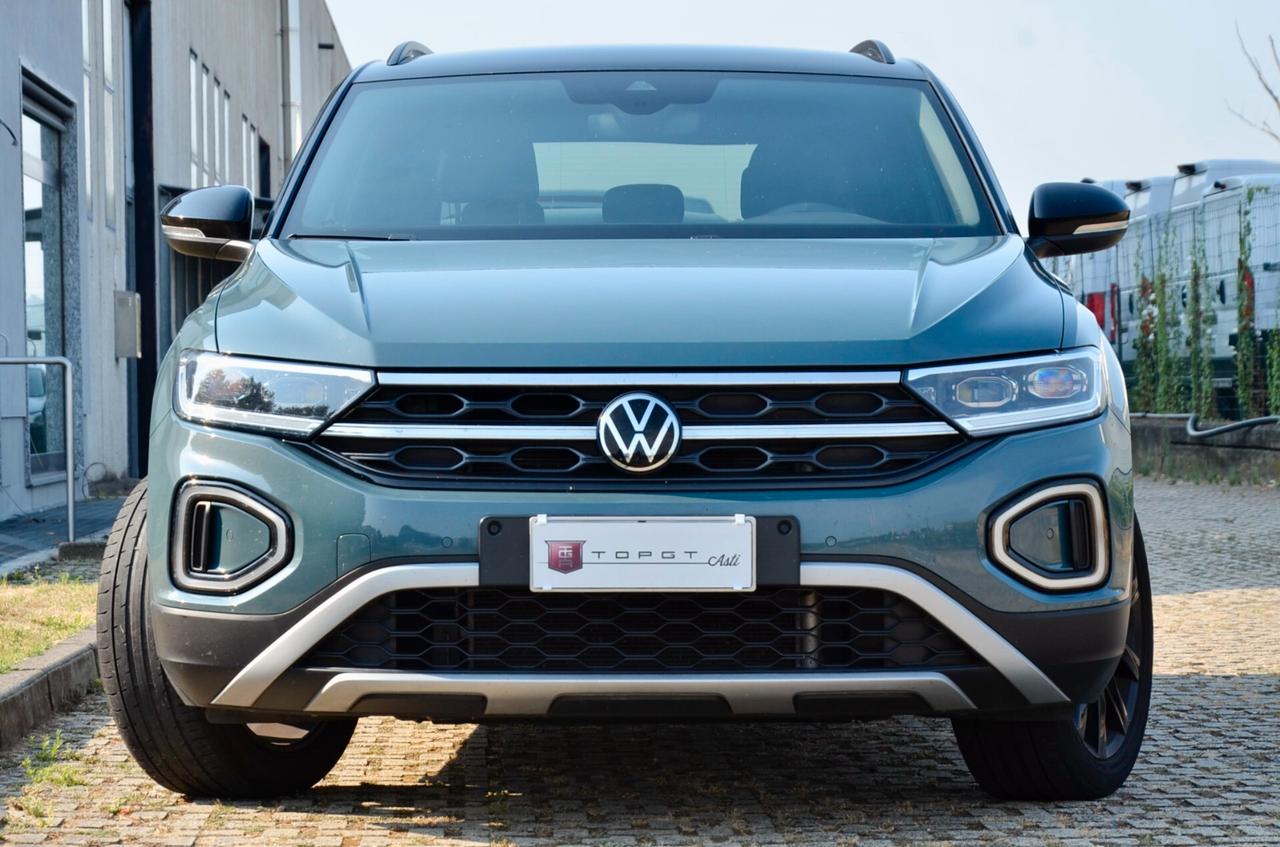 VW T-ROC 1.0 TSI STYLE 110cv, UNICOPROPRIETARIO, GARANZIA VW 9/2027, UFF ITALIANA, SERVICE VW, BLACK PACK, FARI IQ LED, PERMUTE