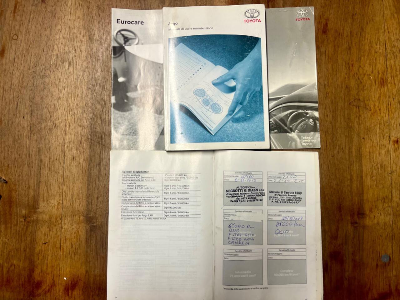 Toyota Aygo 1.0benz 2011 141.000km perfetta per neopatentati