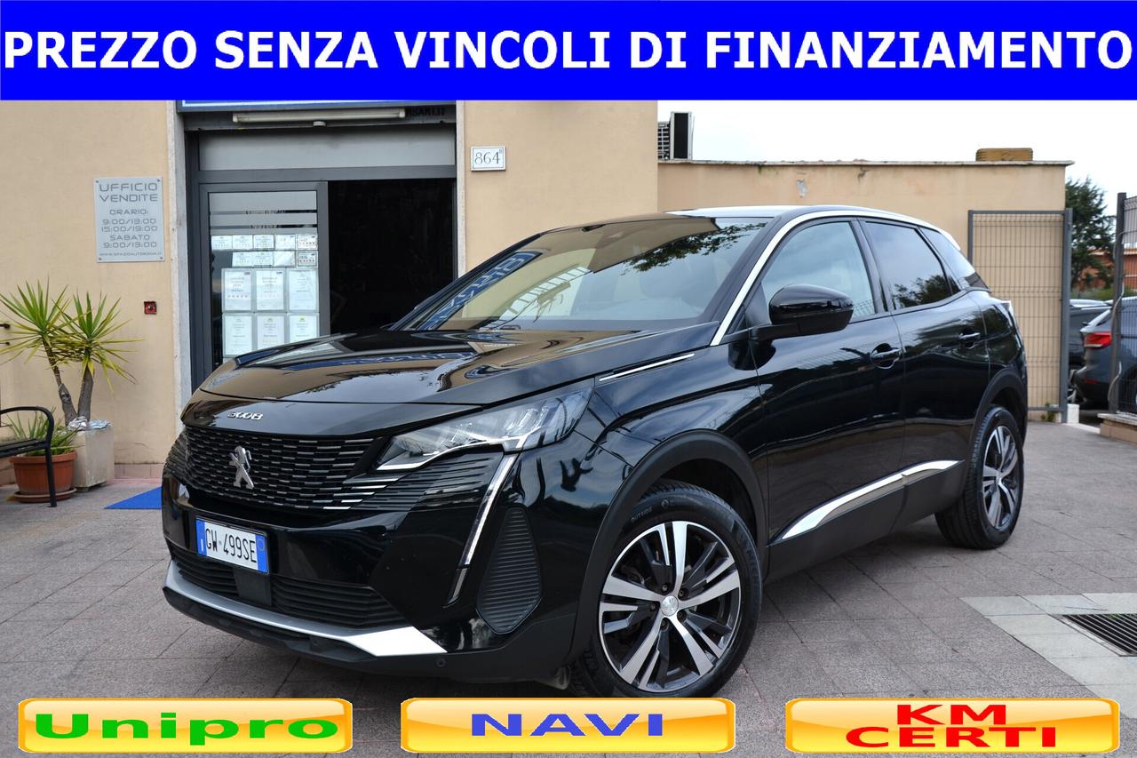 Peugeot 3008 1.5 HDi 130CV EAT8 ALLURE **N1 AUTOCARRO**+ IVA**