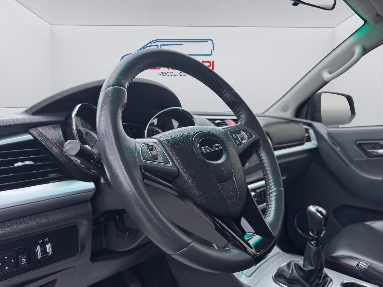 Evo Cross4 2.0 TURBO DIESEL (4WD-4X4)136 CV DOPPIA CABINA CASSONE N1 AUTOCARRO 5 POSTI-DIURNI LEED-