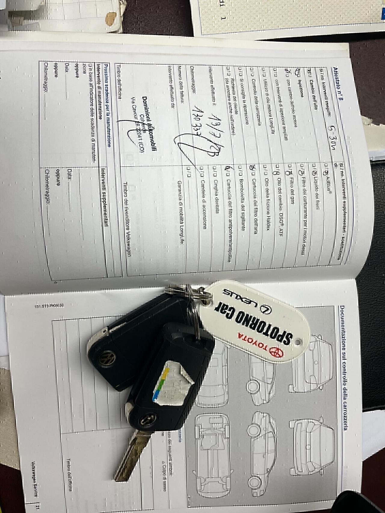 Volkswagen Golf Variant 1.6 TDI 105 CV Highline BlueMotion LIBRETTO TAGLIANDI VW