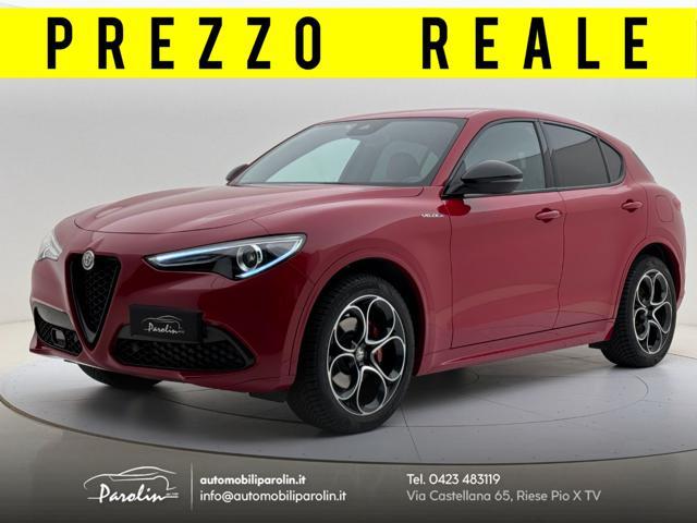 ALFA ROMEO Stelvio 2.0 Turbo 280 CV AT8 Q4 Veloce Harman-pelle Rossa