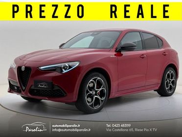 ALFA ROMEO Stelvio 2.0 Turbo 280 CV AT8 Q4 Veloce Harman-pelle Rossa