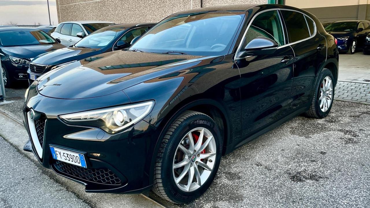 ALFA ROMEO STELVIO 2.2 TURBODIESEL AT8 Q4 190CV – LED, PORTELLONE ELETTRICO, CRUISE CONTROL