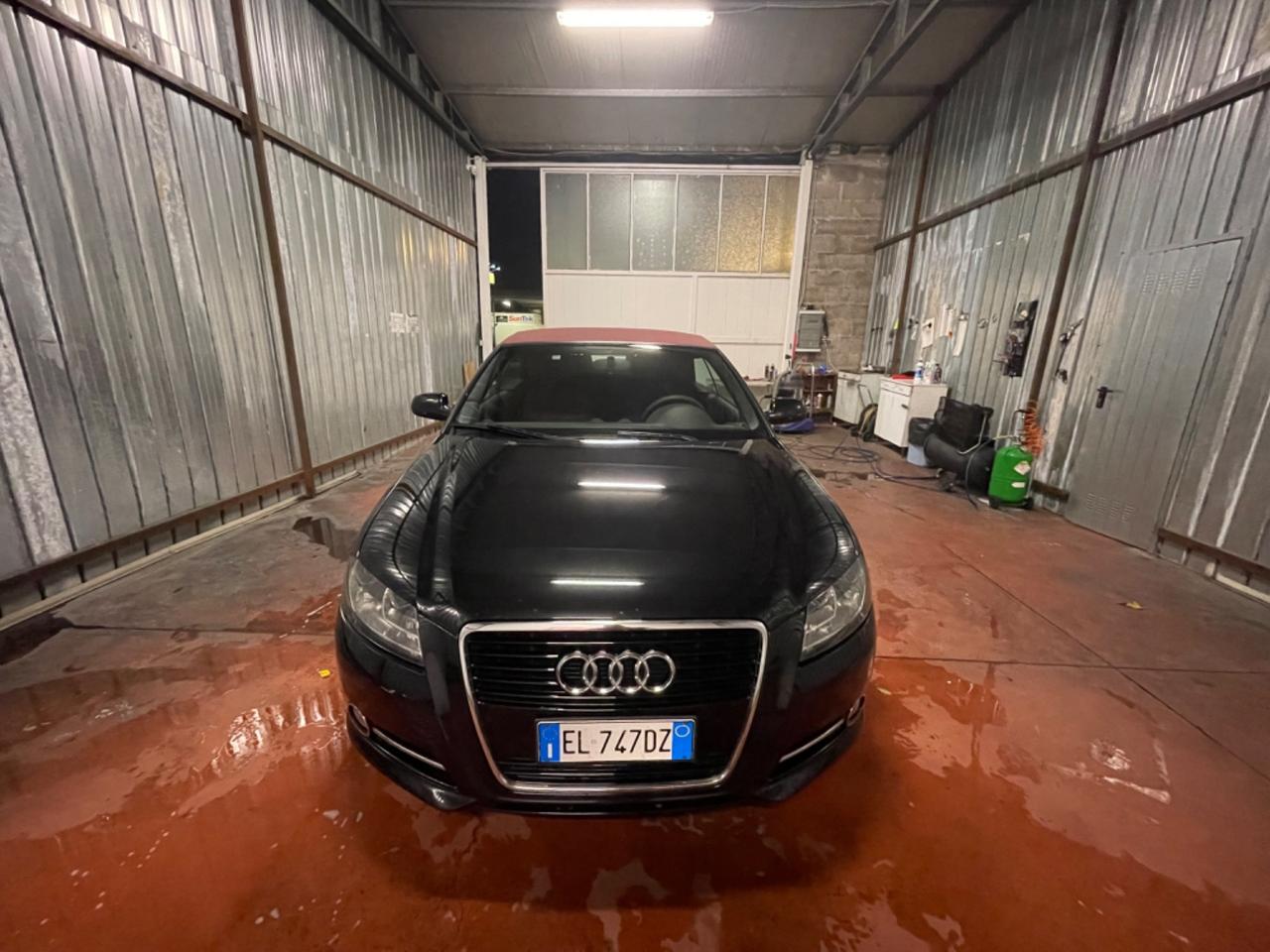 Audi A3 Cabrio 2.0 TDI F.AP. Cappotta rossa