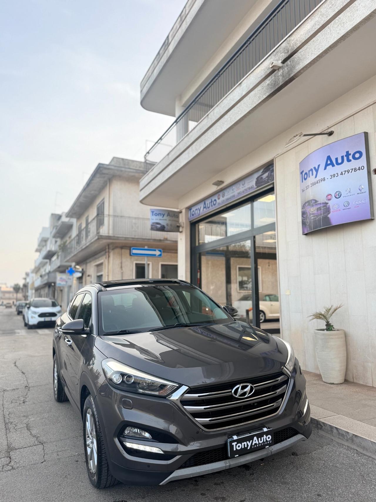 Hyundai Tucson 1.7 CRDi XPossibleTETTO APRIBILE,TELECAMERA,NAVI,ANDROID AUTO,BLUETOOTH,FULL LED,PELLE