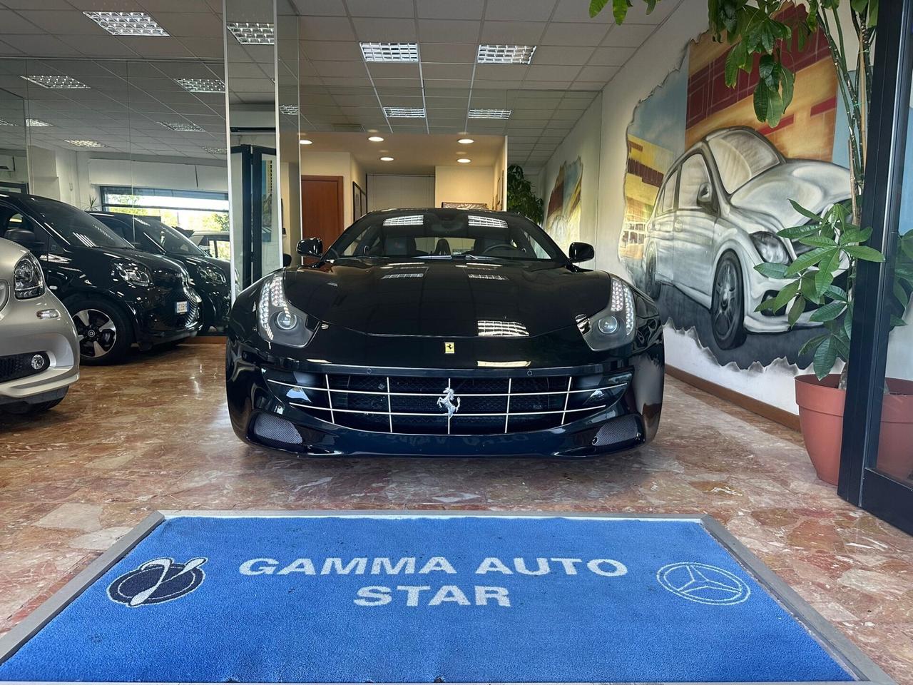 FERRARI FF V12 F1 NERO MET PELLE NERA NAVI KAMERA TETTO PANORAMICO LIFT 24 MESI POWER FERRARI FATTURABILE IVA 135.000 NETTO EXPORT