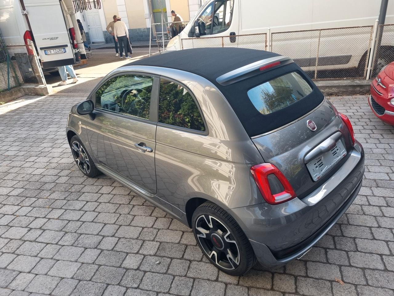 Fiat 500 C 1.2 SPORT anno2018 km64000 neopat