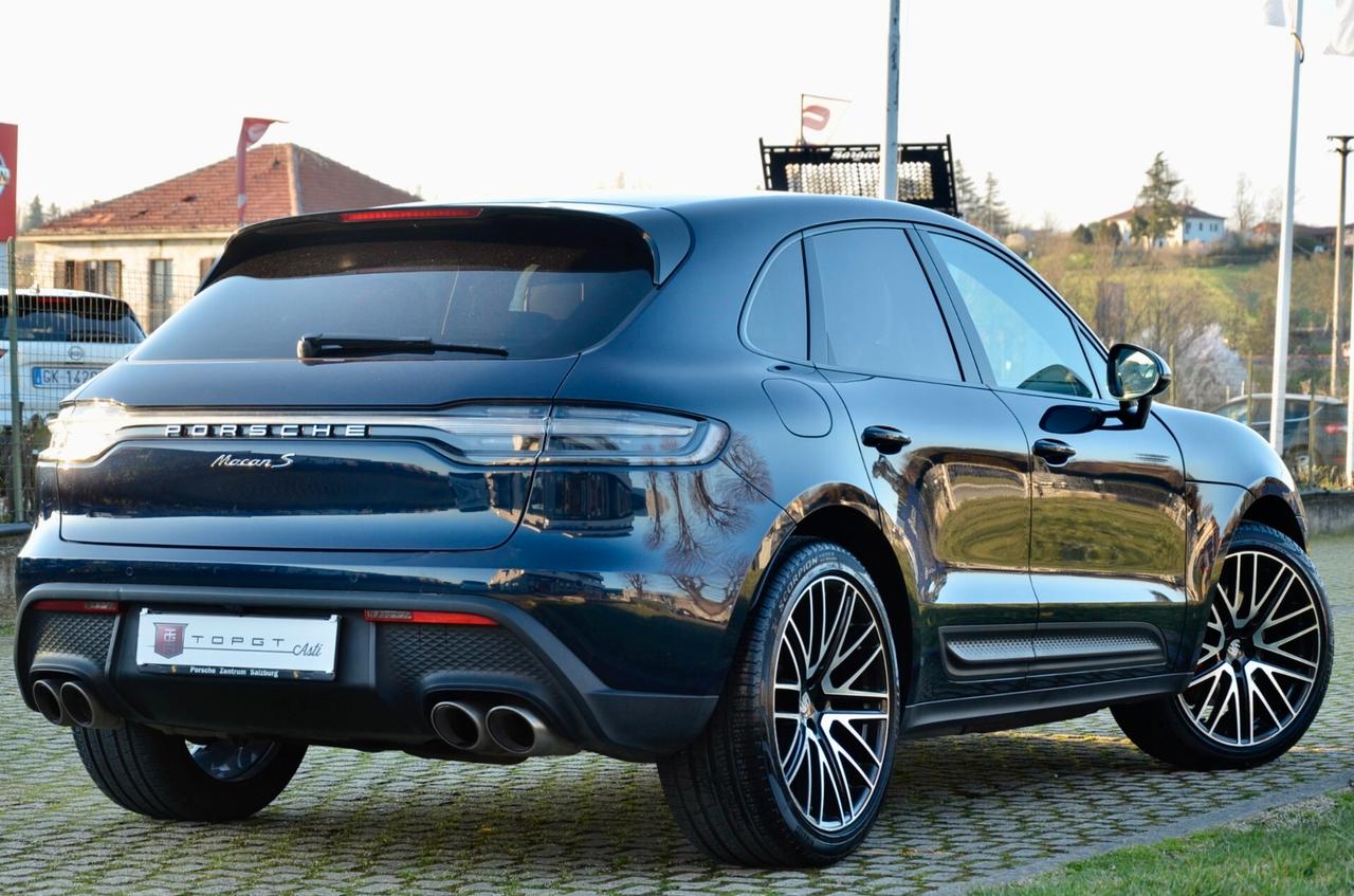 PORSCHE MACAN 2.9 S 380cv PDK, SERVICE UFF PORSCHE, SOSPENSIONI, HI-FI BOSE, SPORT CHRONO, FULL LED, 21", PERMUTE