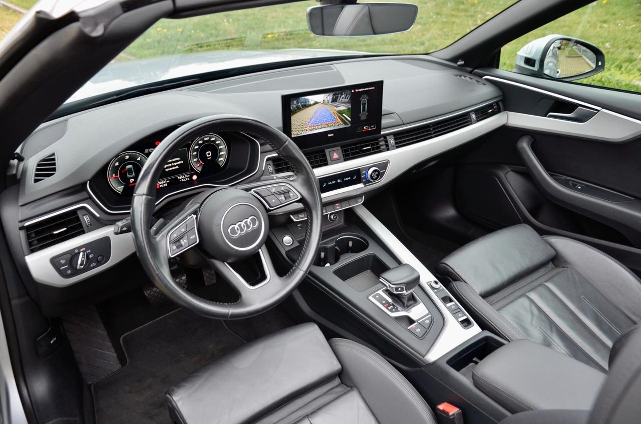 AUDI A5 CABRIO 40 2.0 TDI BUSINESS ADVANCED 190cv S-TRONIC, GARANZIA AUDI, SERVICE AUDI, UFF ITALIANA, RETROCAMERA, FULL LED, PERMUTE