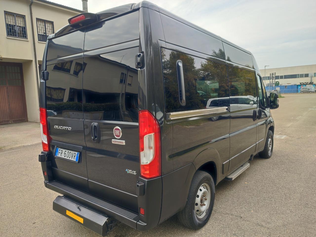 FIAT DUCATO 2018 A METANO 9POSTI PEDANA DISABILI EURO6D