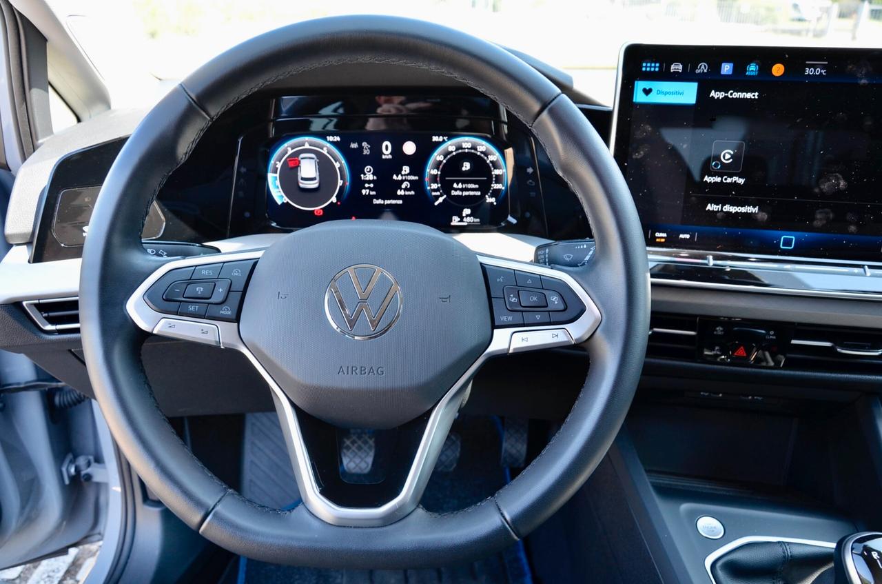 VOLKSWAGEN GOLF 8.5 1.5 TSI EDITION PLUS 115cv, GARANZIA UFF VW, UNICOPROP, UFF ITALIANA, EURO 6E, NAVI, RETROCAMERA, FARI LED, 18", PERMUTE