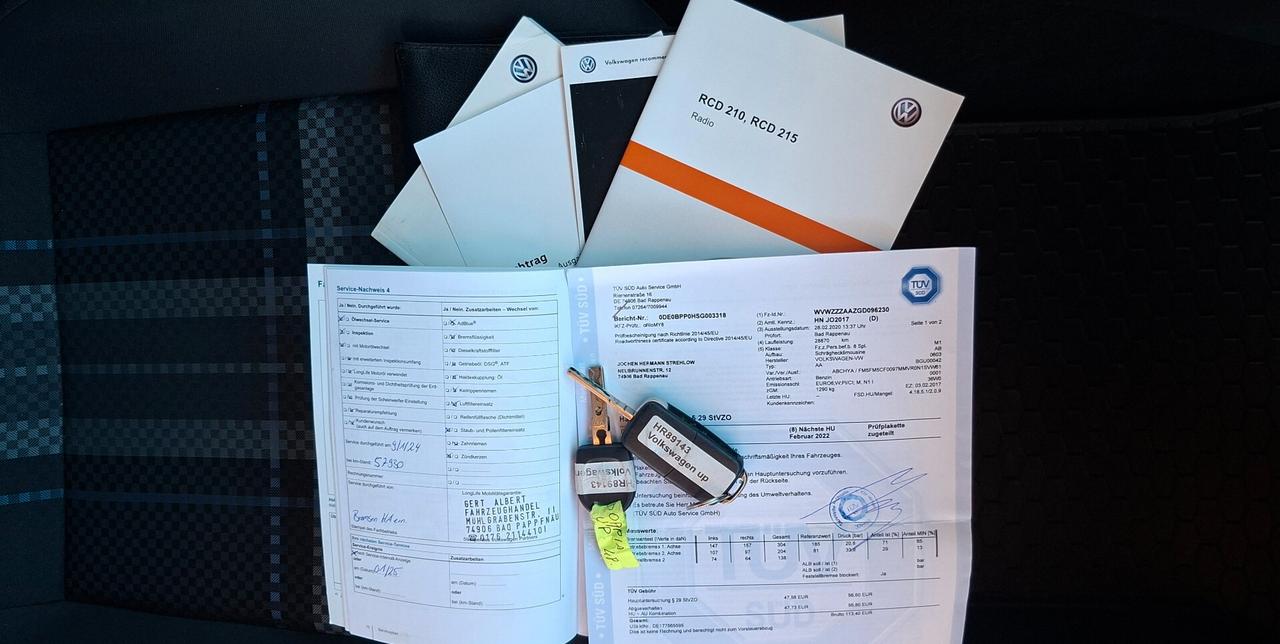 Volkswagen up! 1.0 5p. move GARANZ 12 MESI NO OBBLIGO FINANZIAMENTO PREZZO REALE