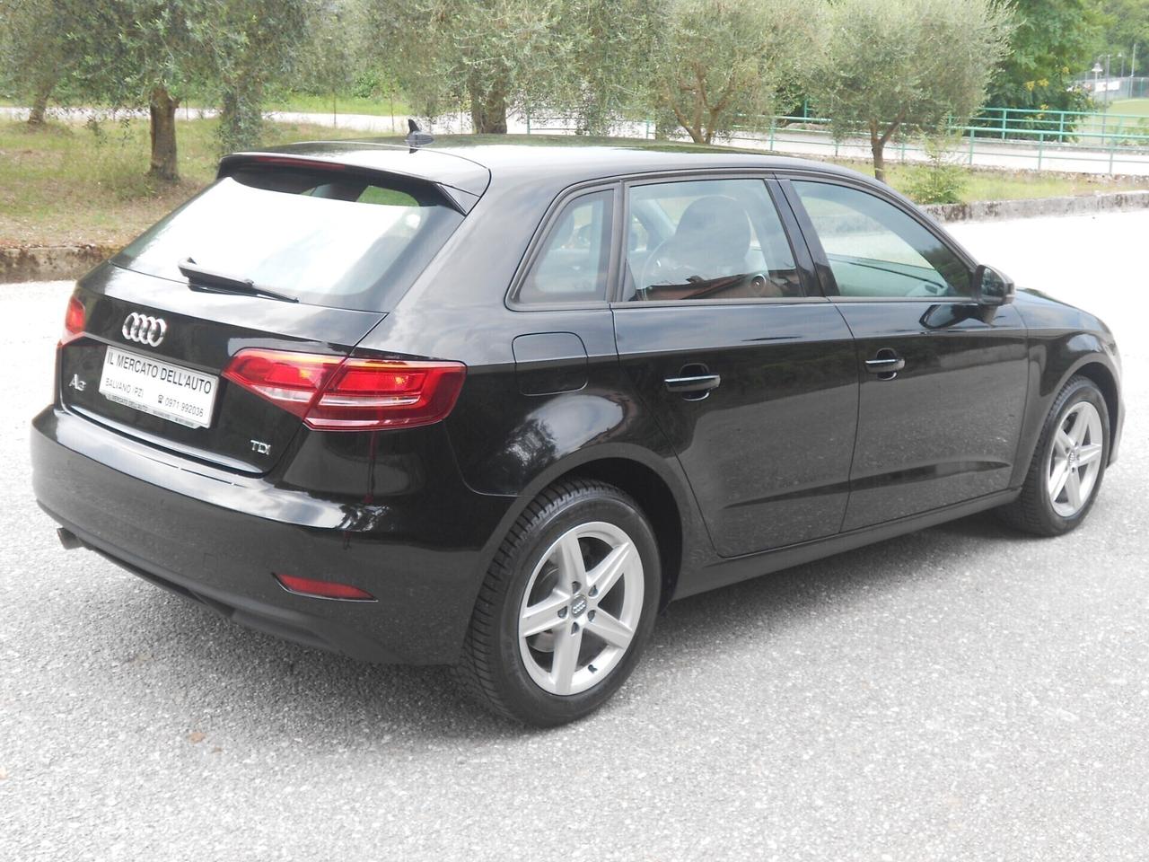 A3(my'19)S.B.1.6TDI(103.000km:NUOVA)E6B,NAVI,C.A.