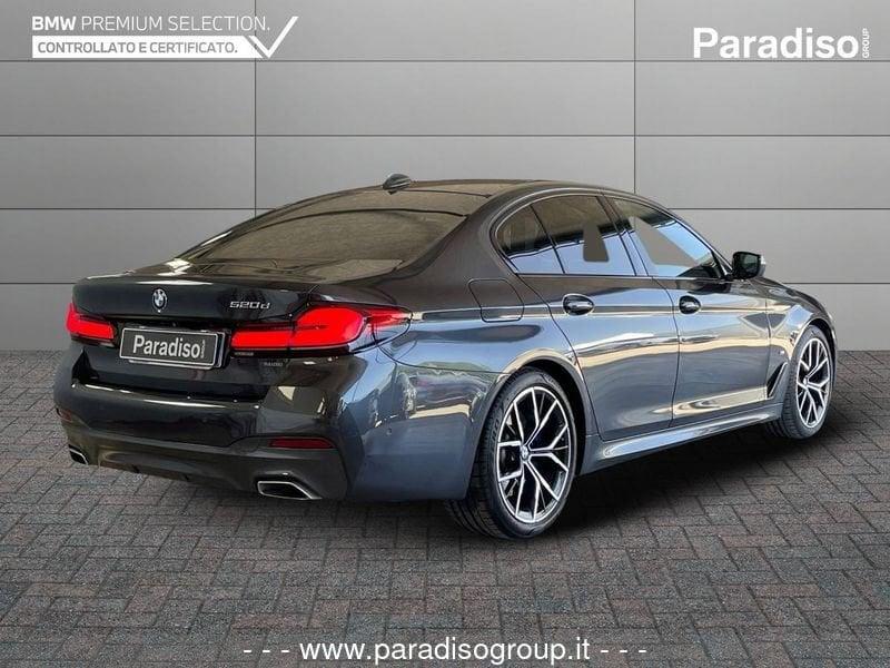 BMW Serie 5 G30 2020 Berlina LCI 520d mhev 48V Msport auto