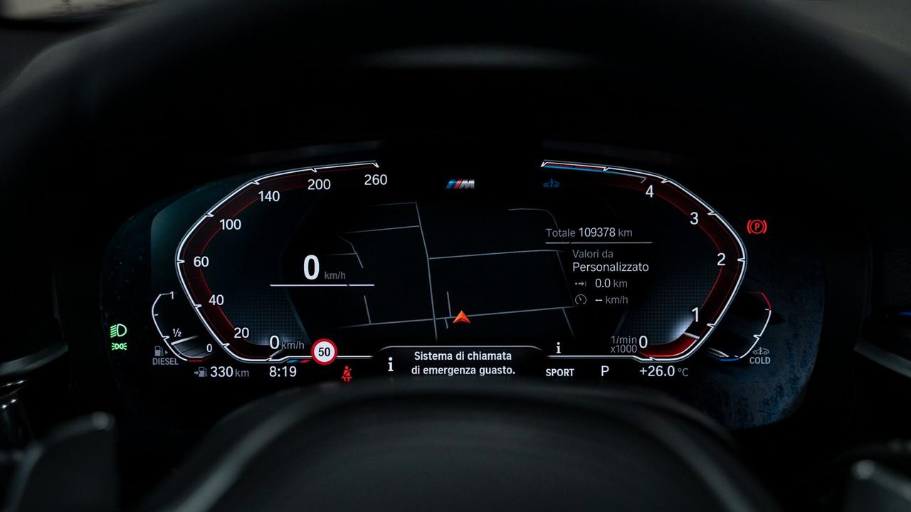 Bmw 520 D MHEV 48V TOURING MSPORT PACK LUCI PELLE NAVI FULL OPTIONAL