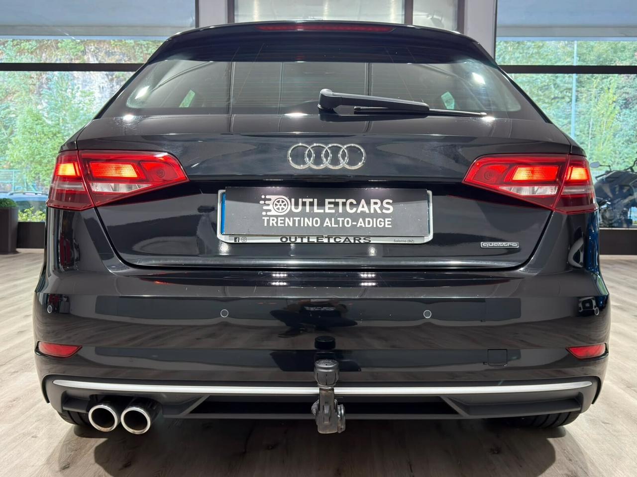 AUDI A3 SPB 2.0TDI 184CV QUATTRO S-TRONIC GANCIO
