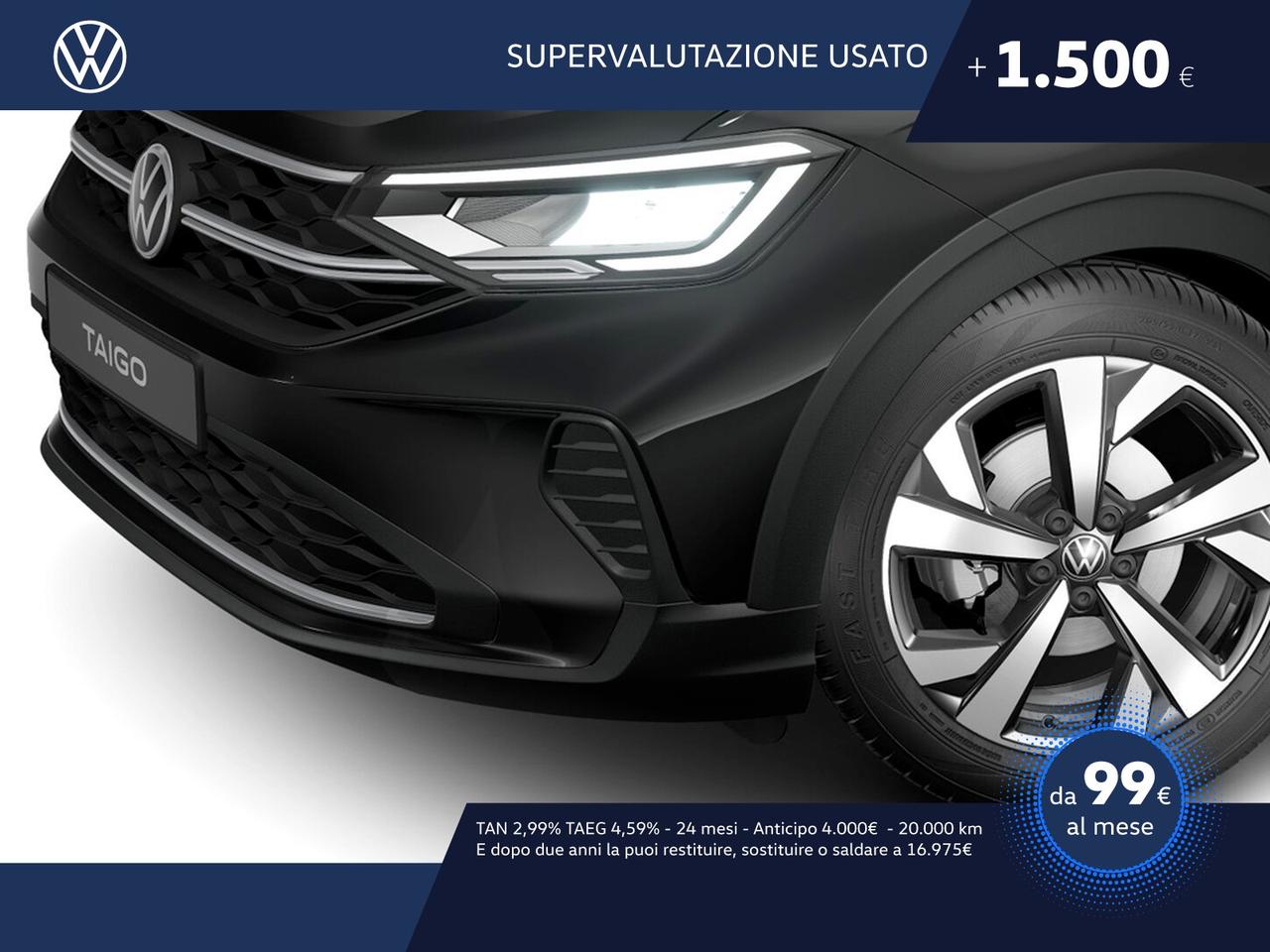 Volkswagen Taigo 1.0 tsi edition plus 95cv
