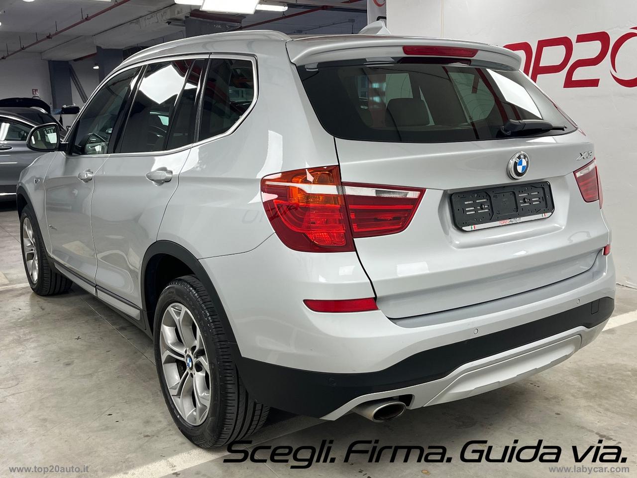 BMW X3 XDrive20d XLine|PELLE TOTALE|8 GOMME