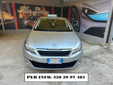 Peugeot 308 1.6cc diesel 12 mesi garanzia-2014