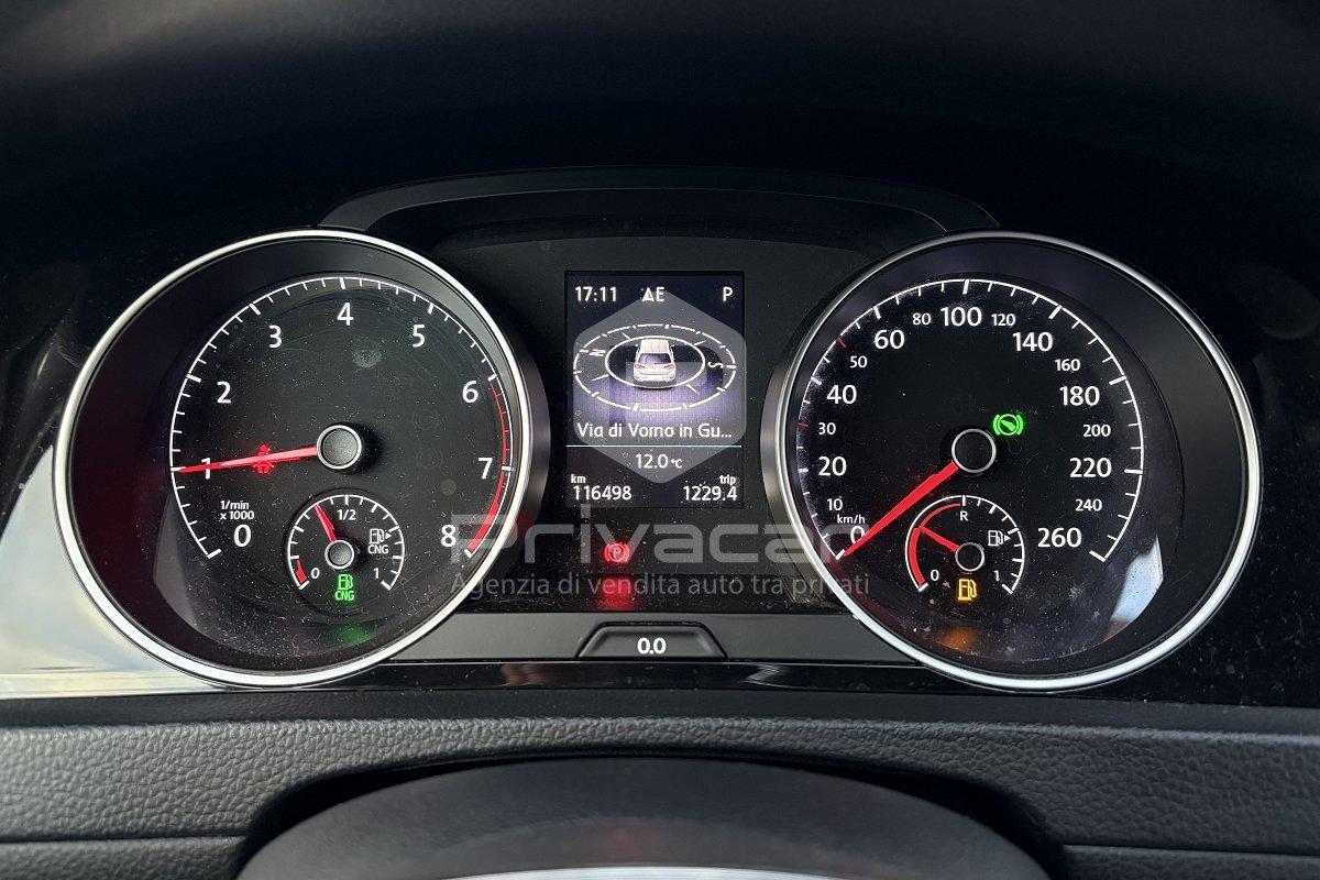 VOLKSWAGEN Golf 1.5 TGI DSG 5p. Executive BlueMotion Technology