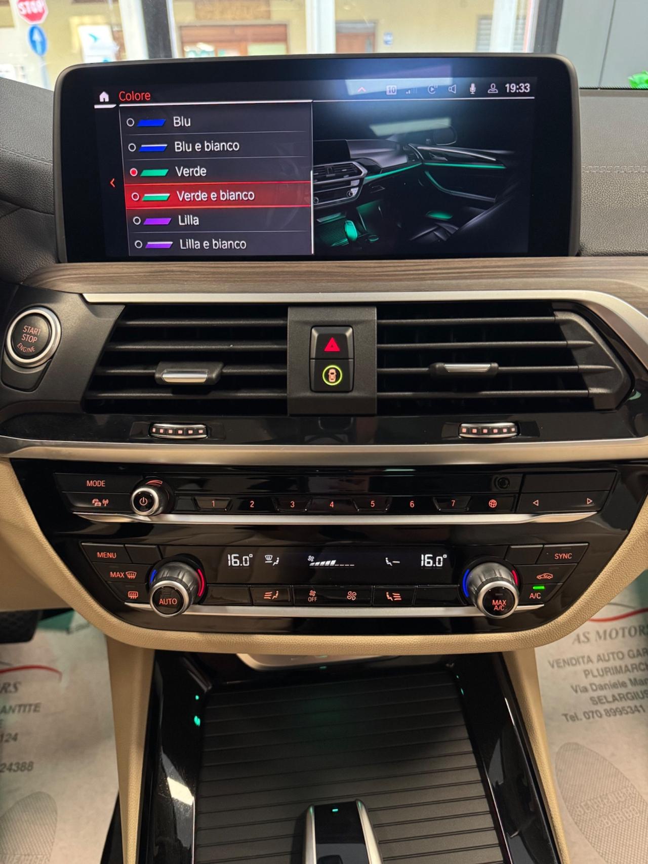 Bmw X3 20D X DRIVE LUXURY LINE TETTO APRIBILE
